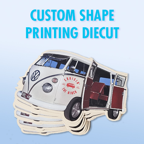 Custom Shape Flyer Printing